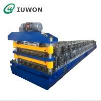 Automatic Steel Double Layer Roofing Sheet Roll Forming Machine