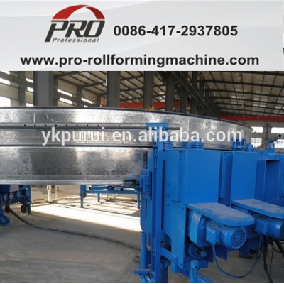 Spiral steel silo roll forming machine for storage